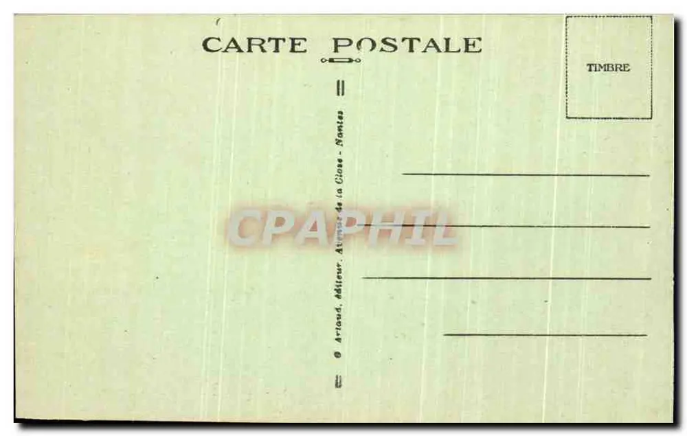 Lisieux — Der Carmel und die Kapelle — Arraud, Verleger der Closé - Nantes - Rückseite