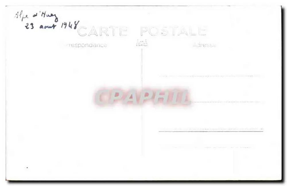 Lago dos Grandes Rousses, Alpe d'Huez — editor Lago Besson, n° 5625.12 - Verso