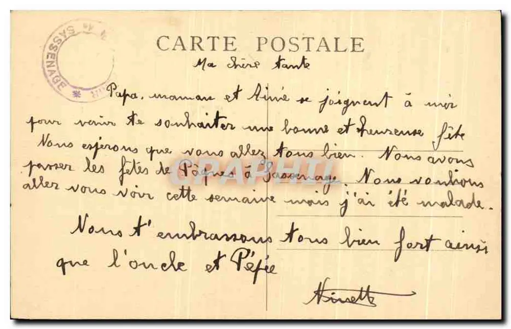 Dauphiné - Sassenage — Die Schlucht des Furon — Der Pass der Marquise — Verlag P. Hugonnier - Rückseite