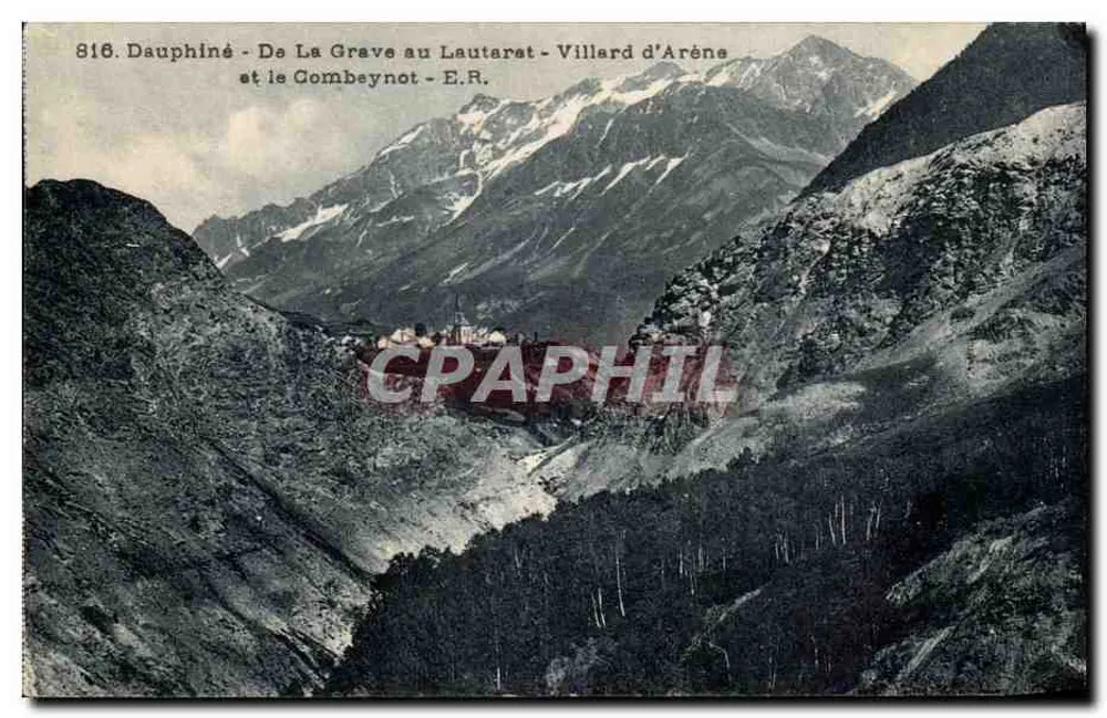 Dauphiné - Von La Grave zum Lautaret - Villard d'Arène und der Gombeynot - E.R. - Vorderseite