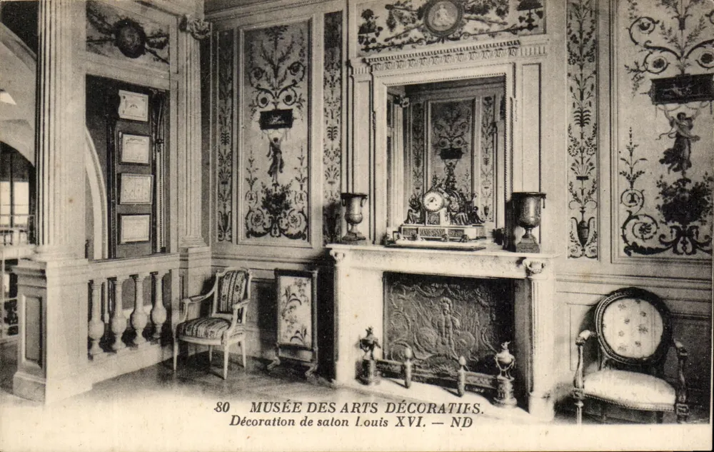 Musée des Arts Décoratifs — Salon Dekoration Louis XVI — n°80 - Vorderseite