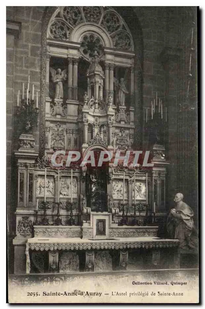 Sainte-Anne-d'Auray — Der privilegierte Altar der Sainte-Anne — Sammlung Villiard, Quimper - Vorderseite