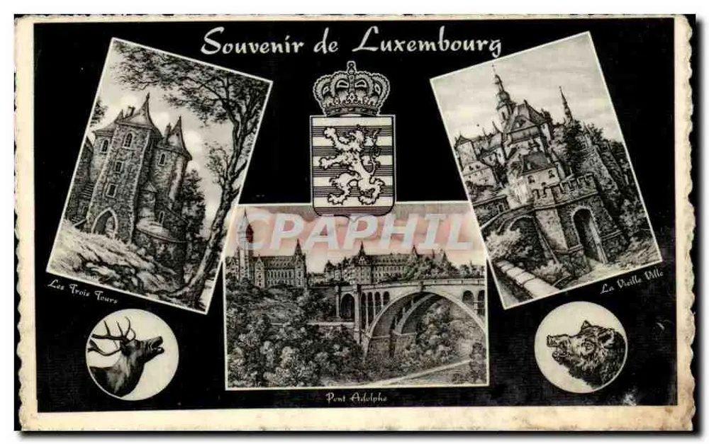 Luxemburgo — Lembrete de Luxemburgo — Éditions Géoluc - Frente