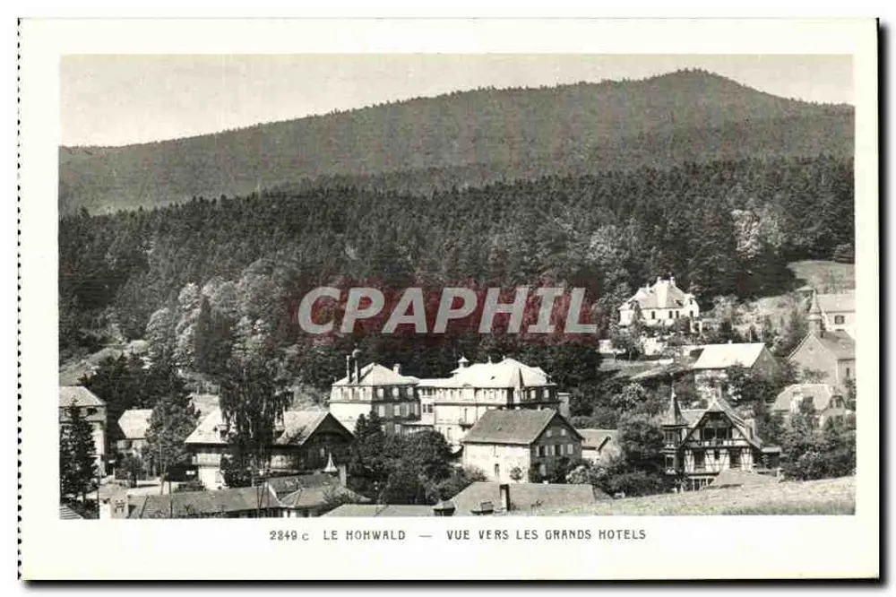 Le Hohwald — Vista para os grandes hotéis — Edição Adolph, Le Hohwald - Frente