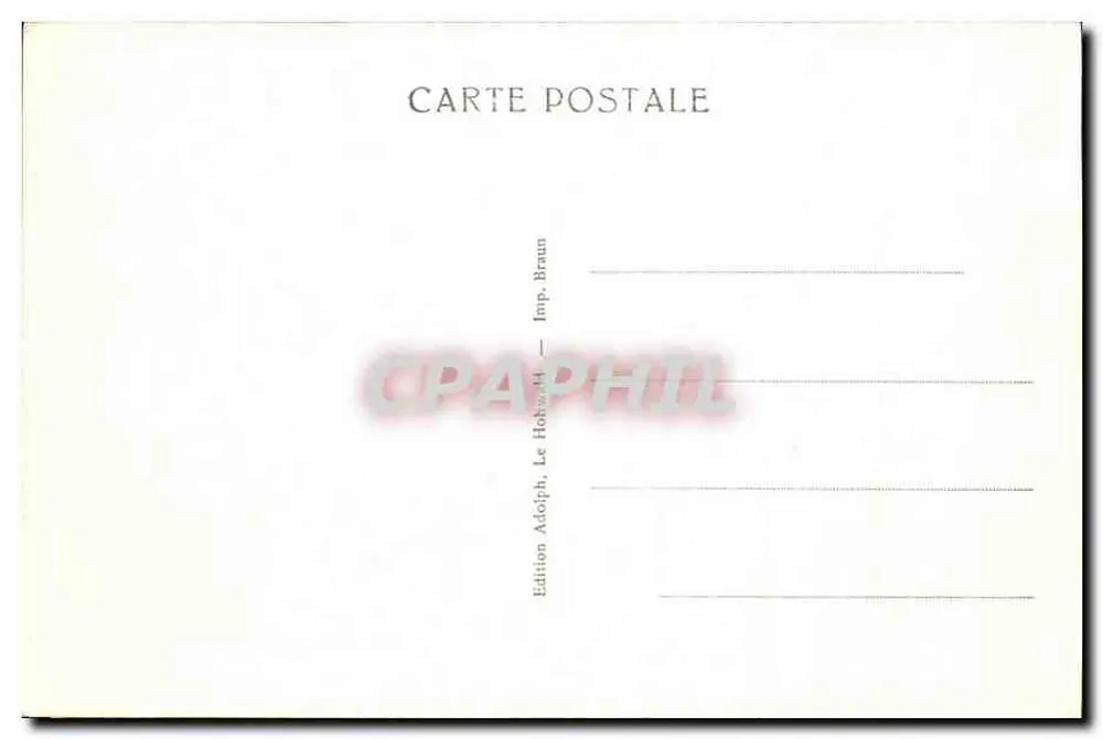 Le Hohwald — I Grandi Alberghi — Edizione Adolph, Le Hohwald - Verso