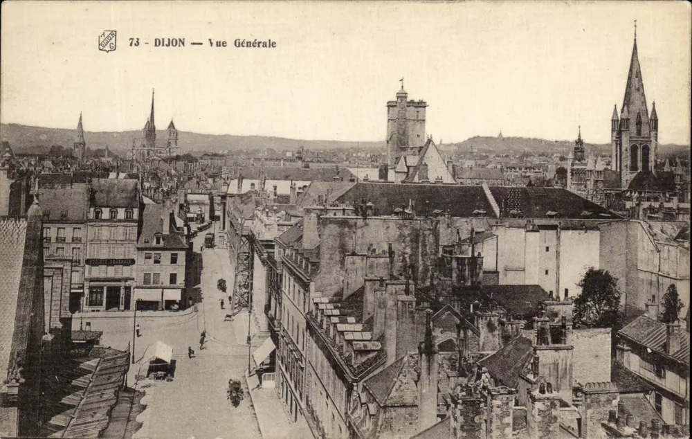 Dijon — Vista Geral — Editor C. P. A. n° 73 - Frente