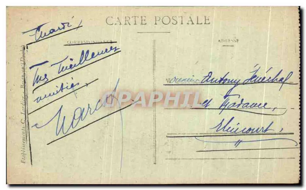 Dijon - Bolsa de Comércio - Igreja de São Miguel — editor C.L.B. - Verso
