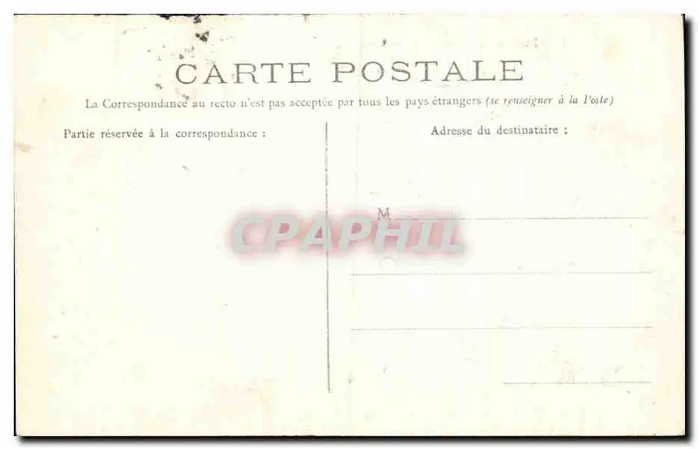 Poitiers — Place d'Armes und Rathaus — Edit. P. R. P. - Rückseite