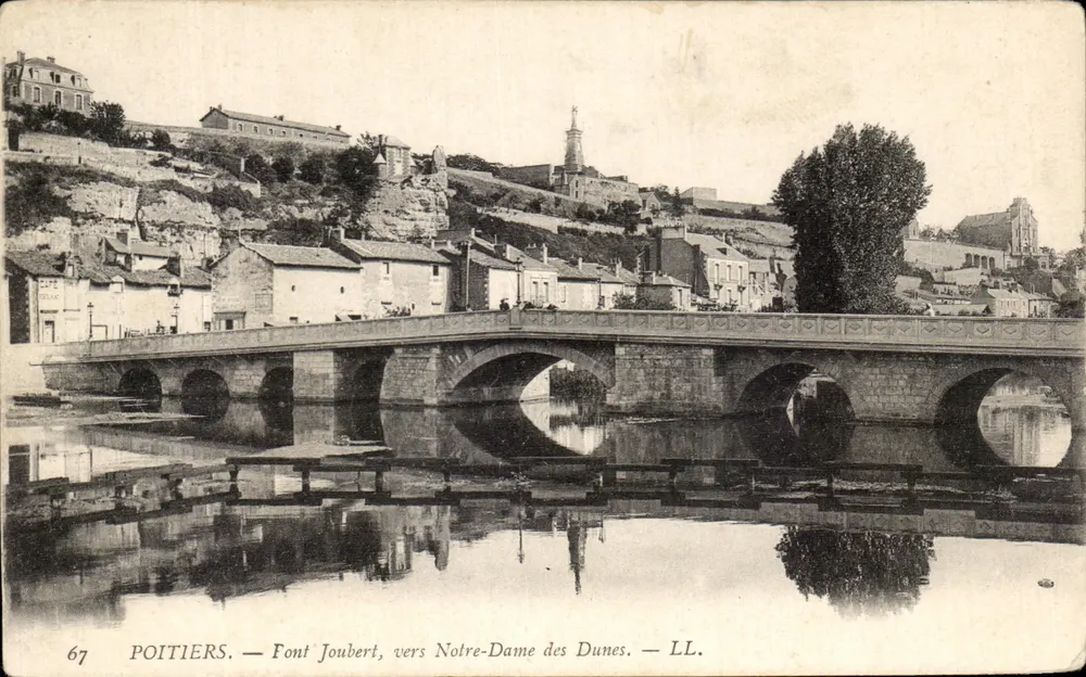 Poitiers — Font-Joubert, Ansicht von Notre-Dame des Dunes — LL. — n°67 - Vorderseite