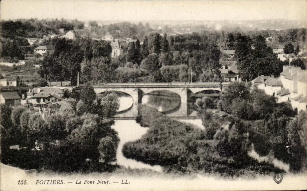 Poitiers — O Pont Novo — LL. — n° 155 - Frente