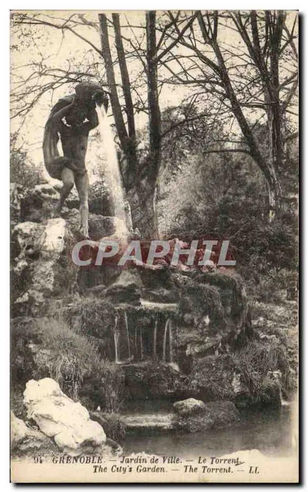 Grenoble — Jardin de Ville — Le Torrent — LL - Vorderseite
