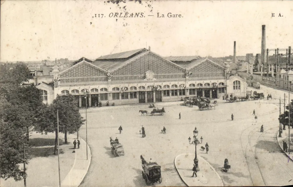 Orléans — A Estação — Editor E.A. n°117 - Frente