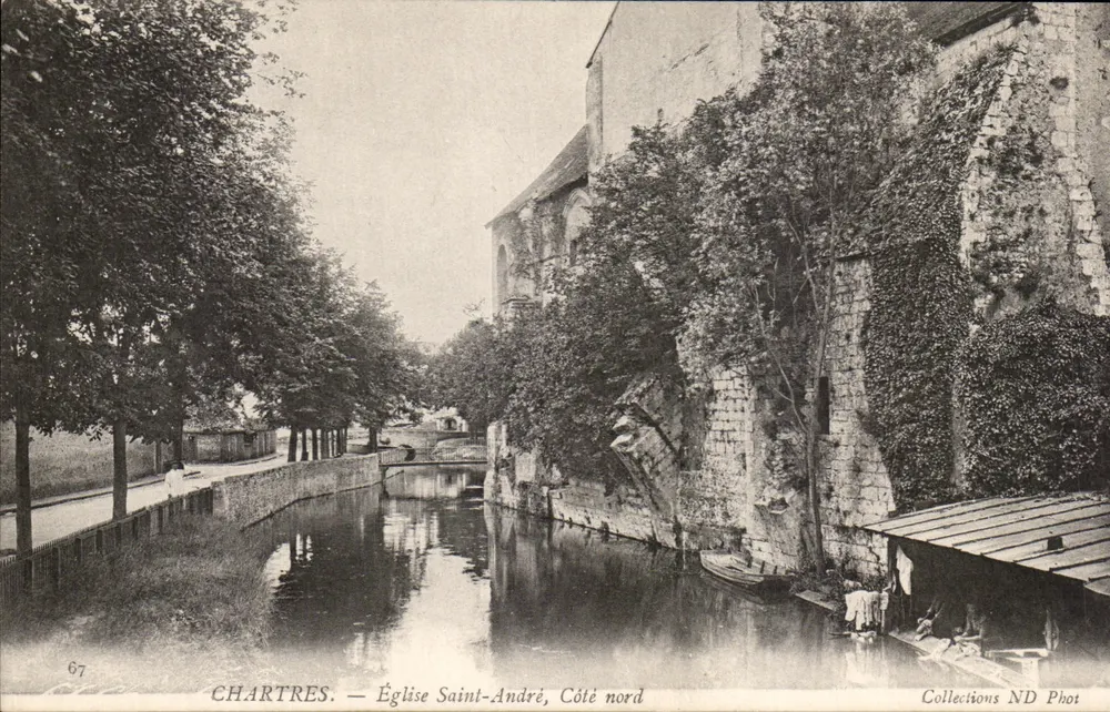 Chartres — Kirche Saint-André, Nordseite — Collections ND Phot - Vorderseite