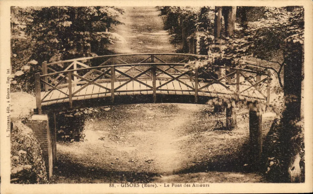 Gisors (Eure) — O Ponte dos Amores — L. Tourmant, editor em Gisors - Frente