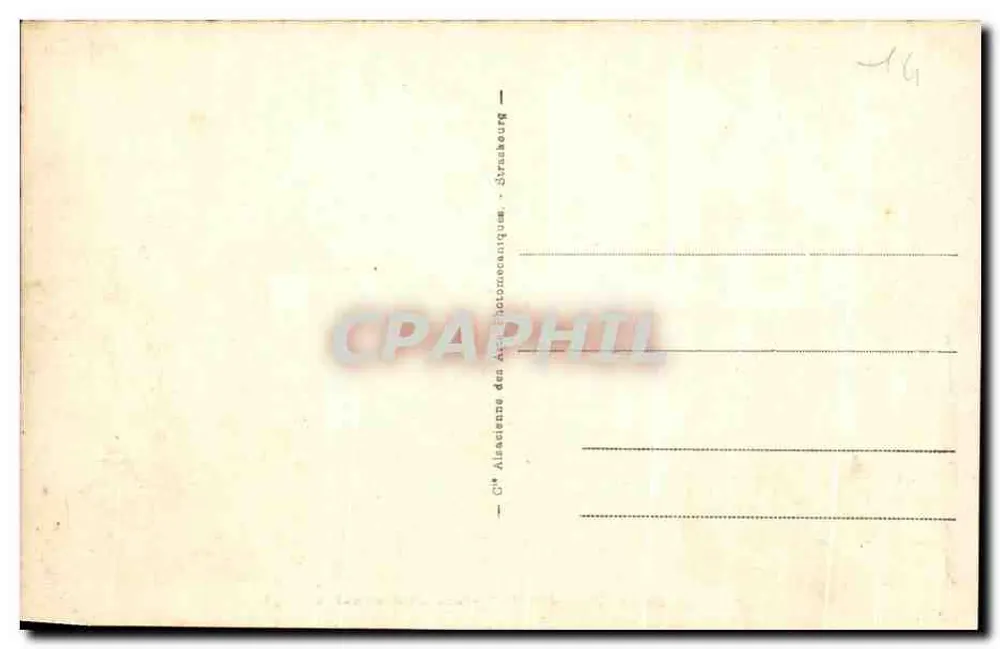 LION-sur-MER - As Cabines na Praia — edição da 'Cie Alsacienne des Arts Photographiques' n°18 - Verso