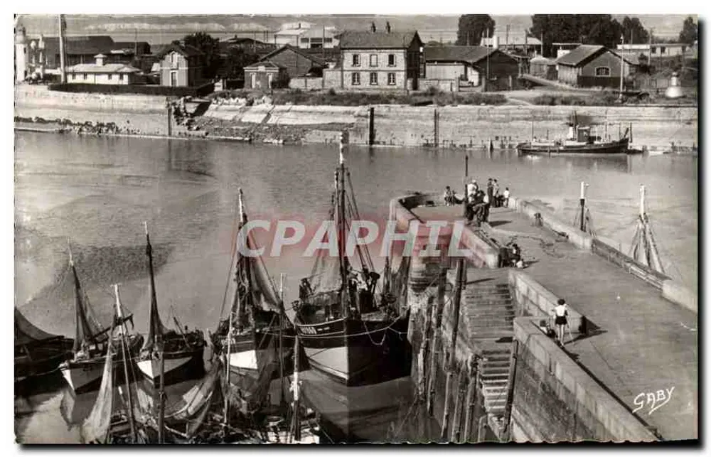 Porto de Honfleur — vista do cais e dos barcos — Éditions Gaby - Frente