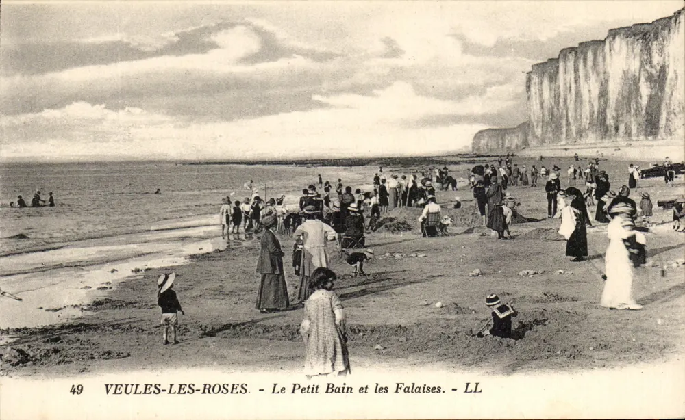 VEULES-LES-ROSES - Der Kleine Badestrand und die Klippen - LL - Vorderseite