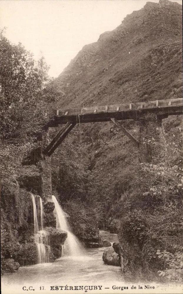 Estérençuby — Gorges da Nive — C.C. 17 - Frente
