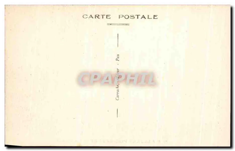 St-Jean-Pied-de-Port — Allgemeiner Blick — Carrache, Verlag Pau - Rückseite