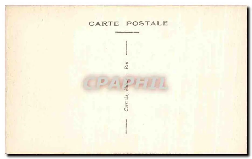 St-Jean-Pied-de-Port — Der Alte Brücke — Carrache, Ausgabe Pou - Rückseite