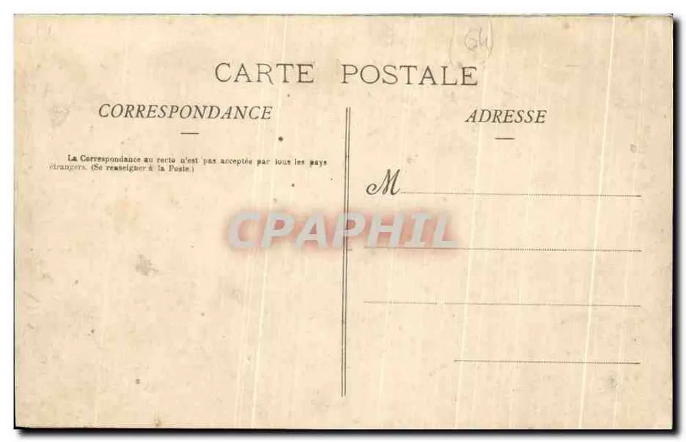 Pau — Das Schloss und der Boulevard du Midi von der Saligüe aus — Les Pyrénées Illustrées, n° 593 - Rückseite