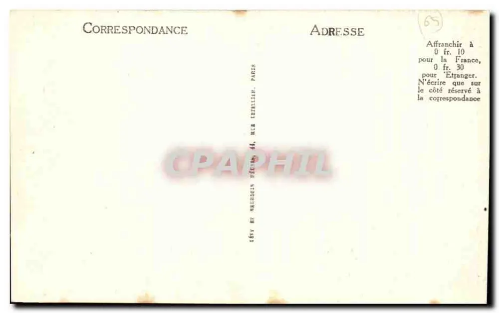 Env. de Cauterets - La Raillère, Fonte mãe do Mauthourat — L.I. n°77 - Verso