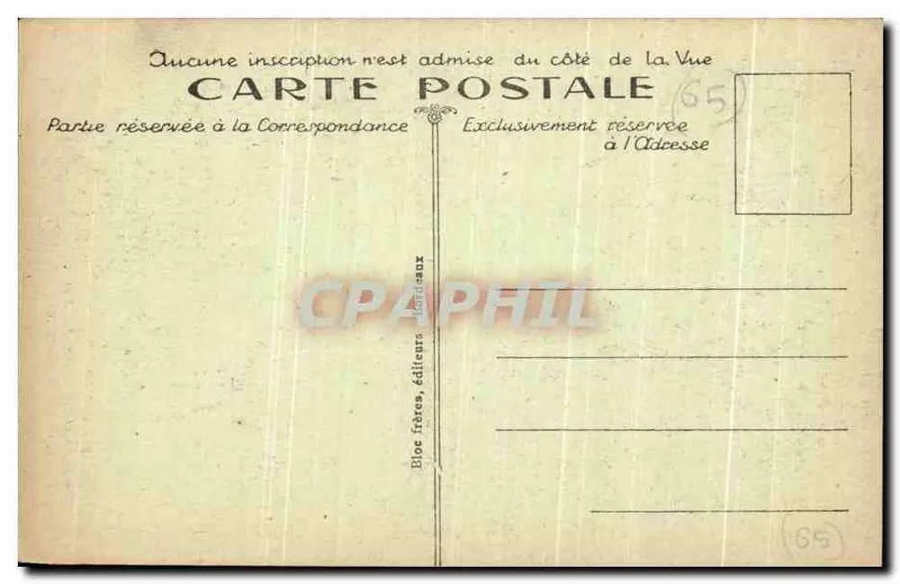 A Brecha de Tuquerouye - Gavarnie — B.R. — n°52 - Verso