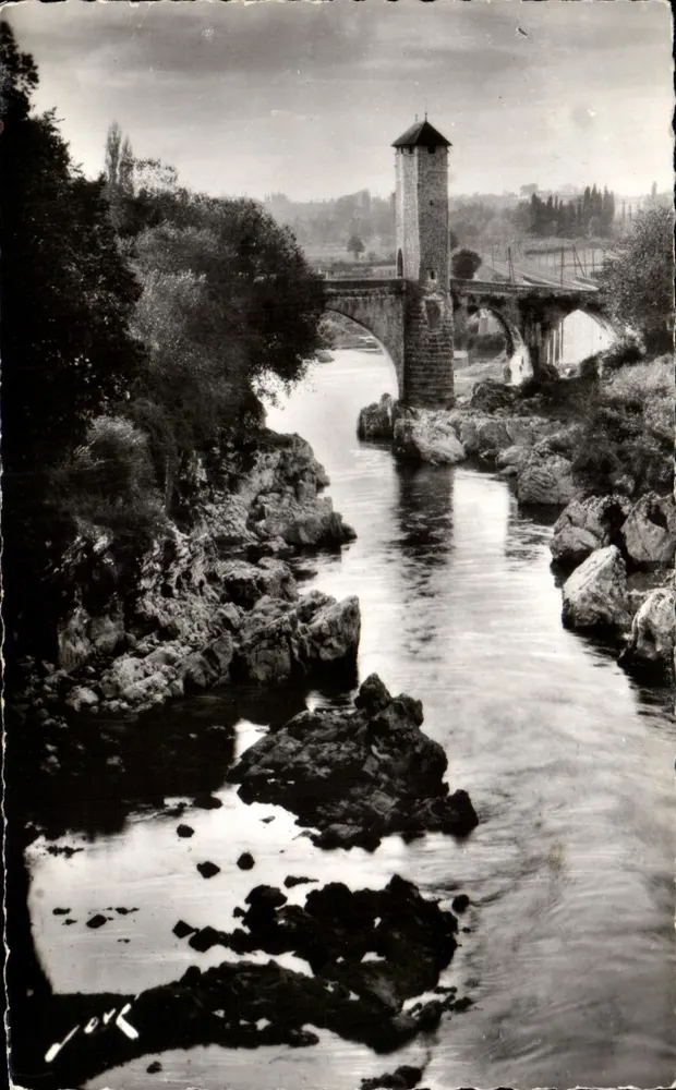 Orthez — Het oude Brug (13e eeuw) — Uitgave Jove, n° 382 - Voorkant
