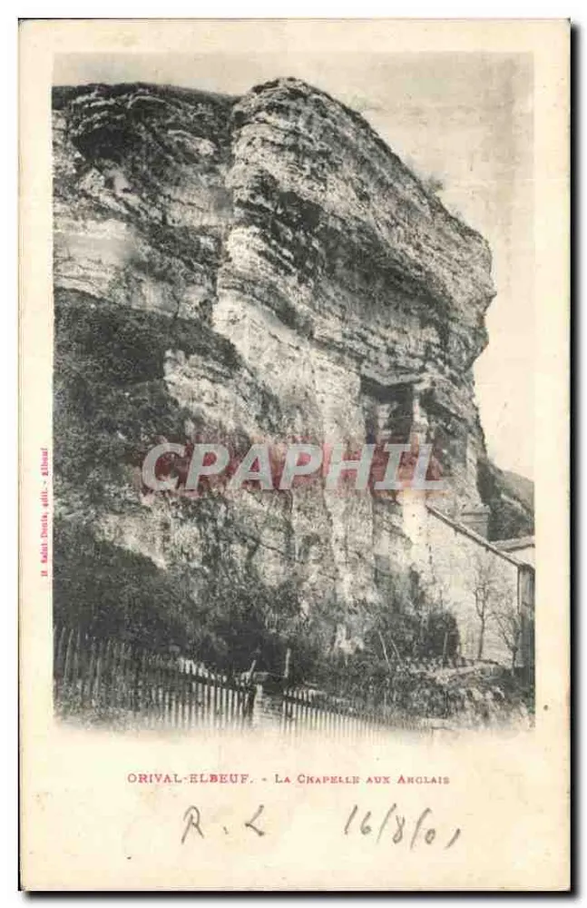 Orival-Elbeuf — Ansicht der Kapelle der Engländer — H. Adolphe Douty Verlag - Verlag: H. Adolphe Douty, Verlag - Seriennummer: 16/8601 - Vorderseite