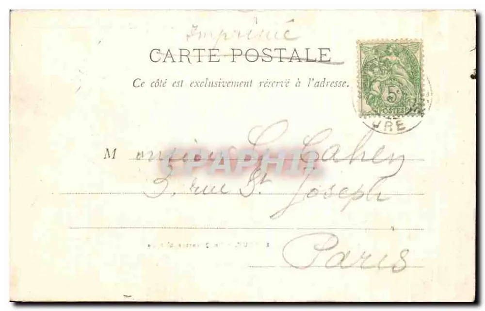 Elbeuf - Le Quartier Saint-Jean — vue aérienne avec éditeur H. Saint Denis, édit. et n° 13 - Achterkant