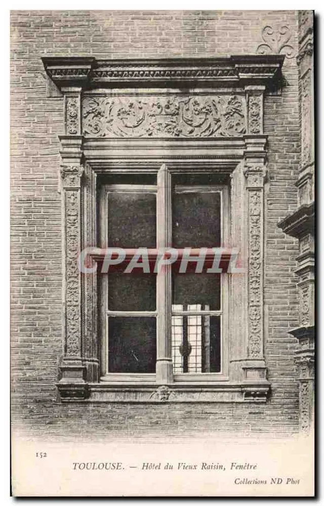 Toulouse — Hotel du Vieux Raisin, Fenster — Collections ND Phot - Vorderseite