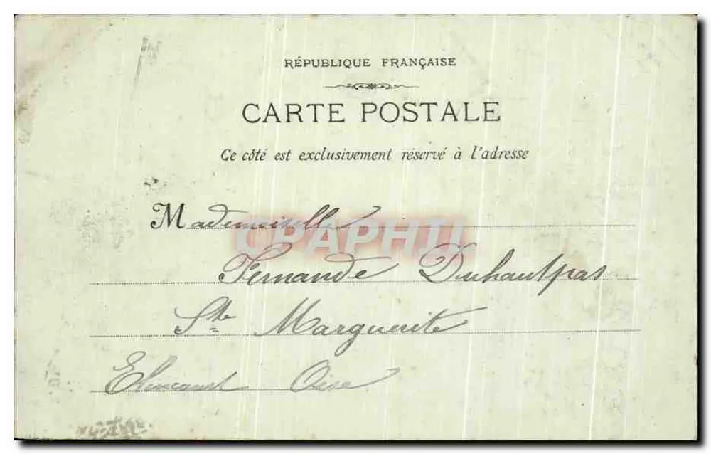 Marseille - 90 - Perspektive der Allées de Meilhan & des Capucines — Phototypie E. Lacour, 19, rue Thubaneau - Rückseite