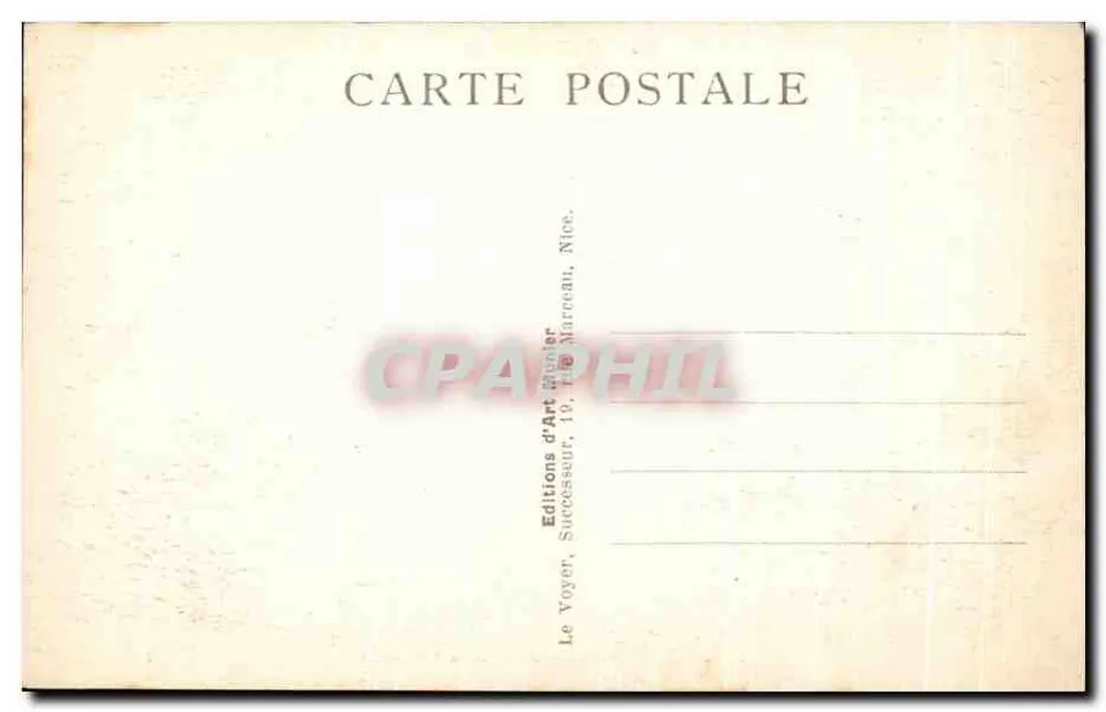 GANNES — Promenade de la Croisette — Photo Munier - Rückseite