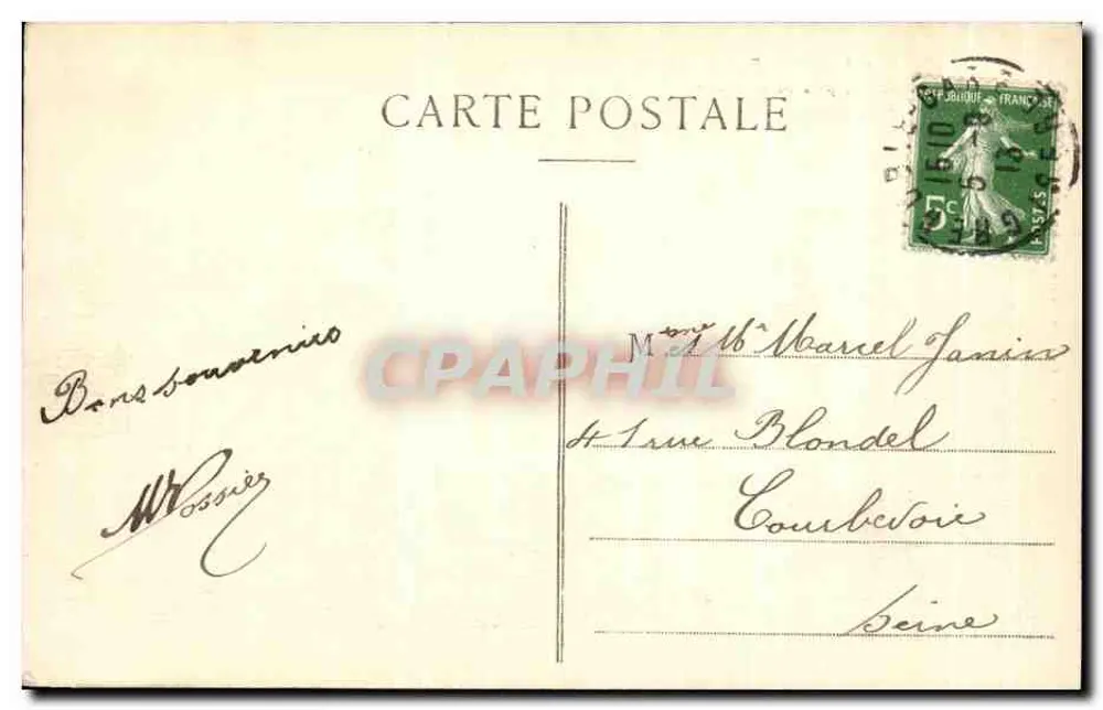 Les Trois Pucelles, in der Nähe von Saint-Nizier — Umgebung von Grenoble — Sammlung L. P. Grenoble - Rückseite