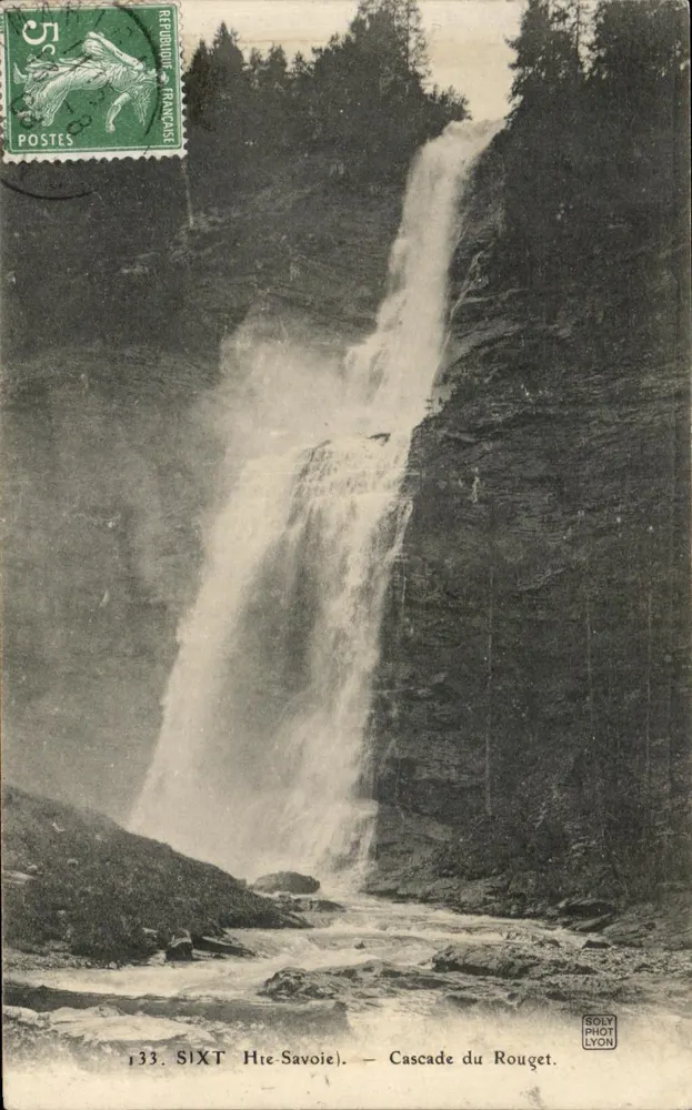 SIXT Hte-Savoie — Cachoeira do Rouget — SOLY PHOT LYON - Frente