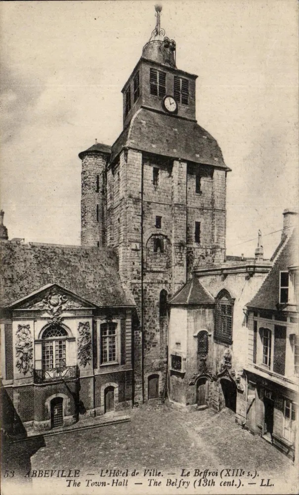Abbeville — Das Rathaus — Der Glockenturm (13. Jahrhundert) — LL. - Vorderseite