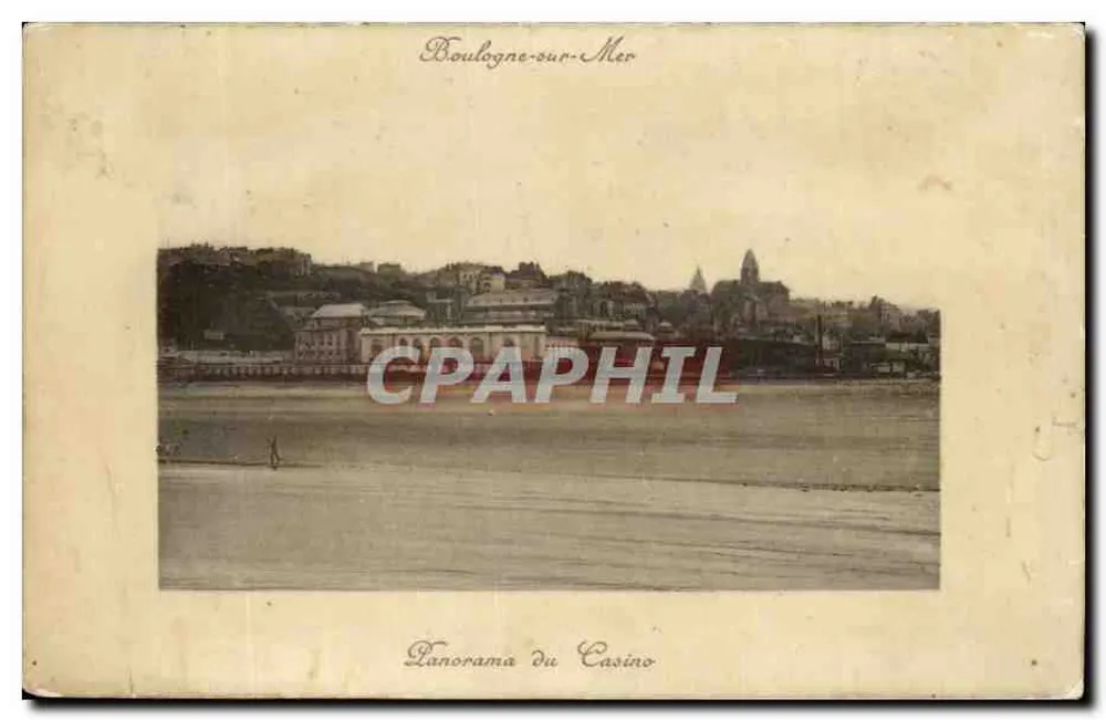 Boulogne-sur-Mer — Panorama du Casino — éditeur imprimeur non visible - Vorderseite