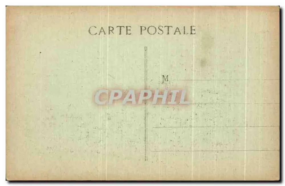 Church of Saint-Étienne — winter view with snow — unidentified publisher - Back