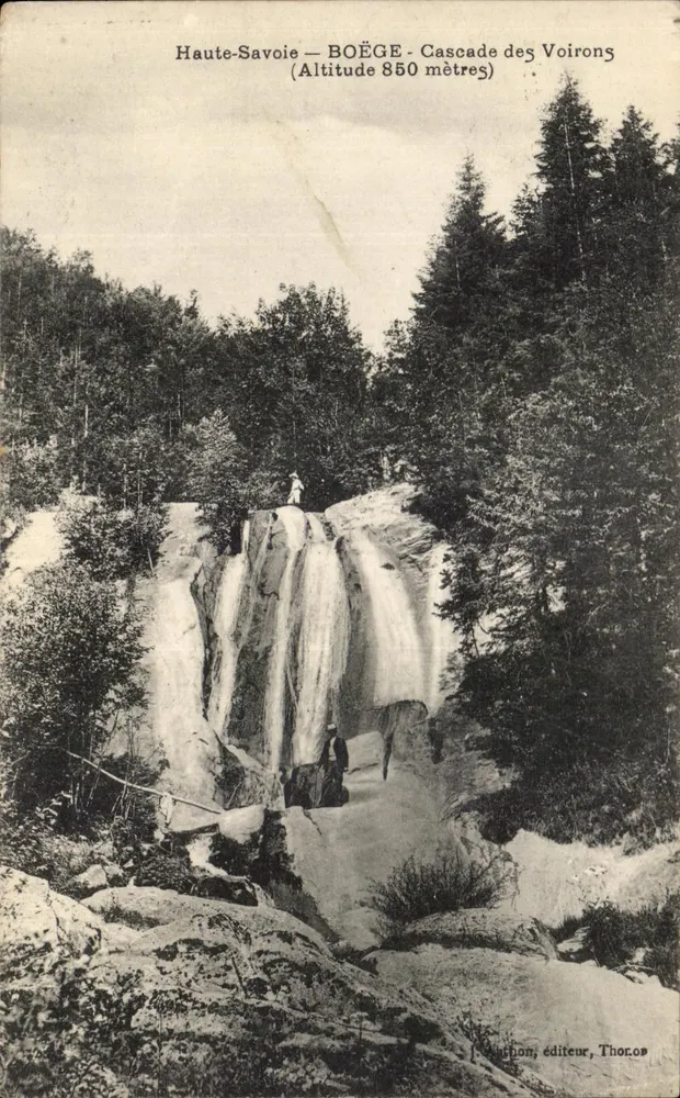 Haute-Savoie — BOËGE — Wasserfall der Voirons — Verlag J. Authon, Thorons - Vorderseite