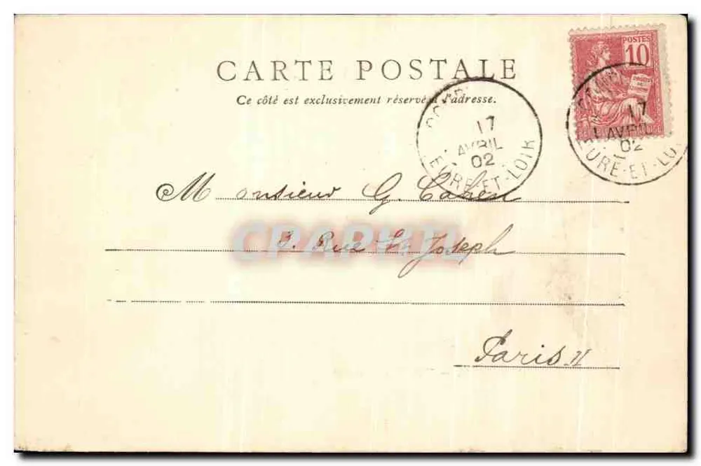 Courville — Vista dos Canais — Peller Fils (E.-et-L.) - Verso