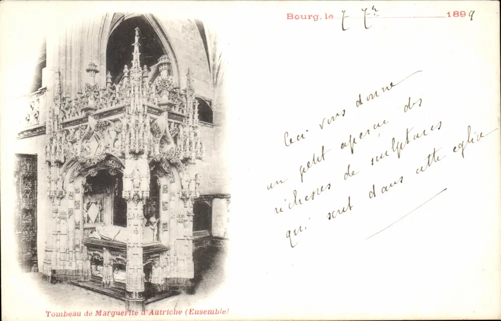 Grab von Marguerite von Österreich (Serie) — Bourg-le-Étang — n° 1899 - Vorderseite
