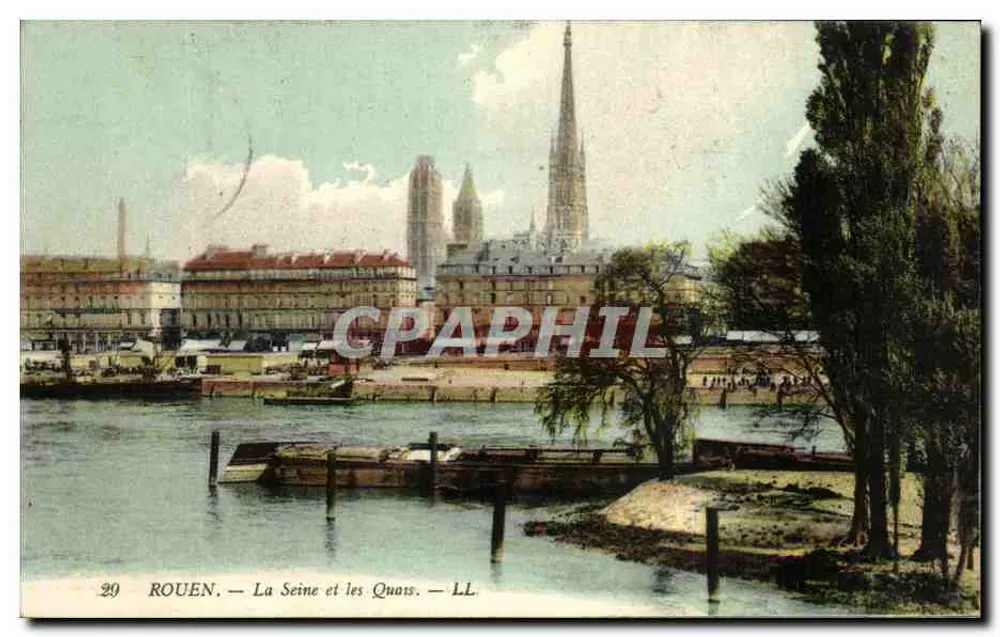 Rouen — A Sena e os Quais — LL - Frente