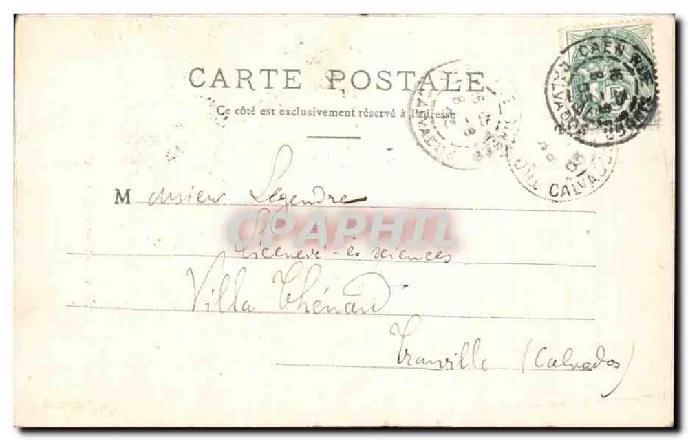 Caen — Igreja de São Etienne — L.D. - Verso