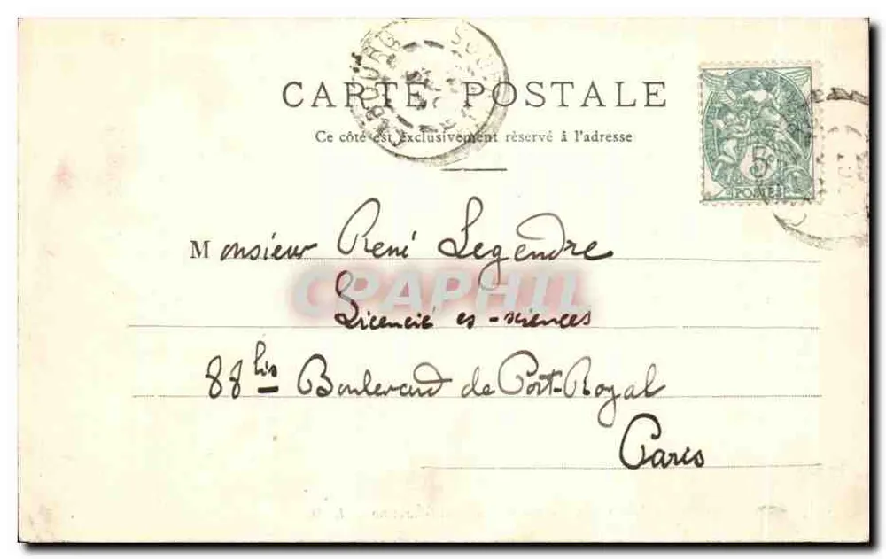 Caen — Het Oude Saint-Étienne — L. D. - Achterkant