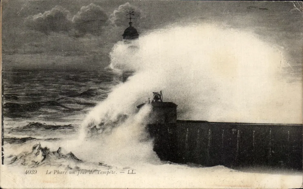 O Farol em um Dia de Tempestade — LL. — n° 4039 - Frente