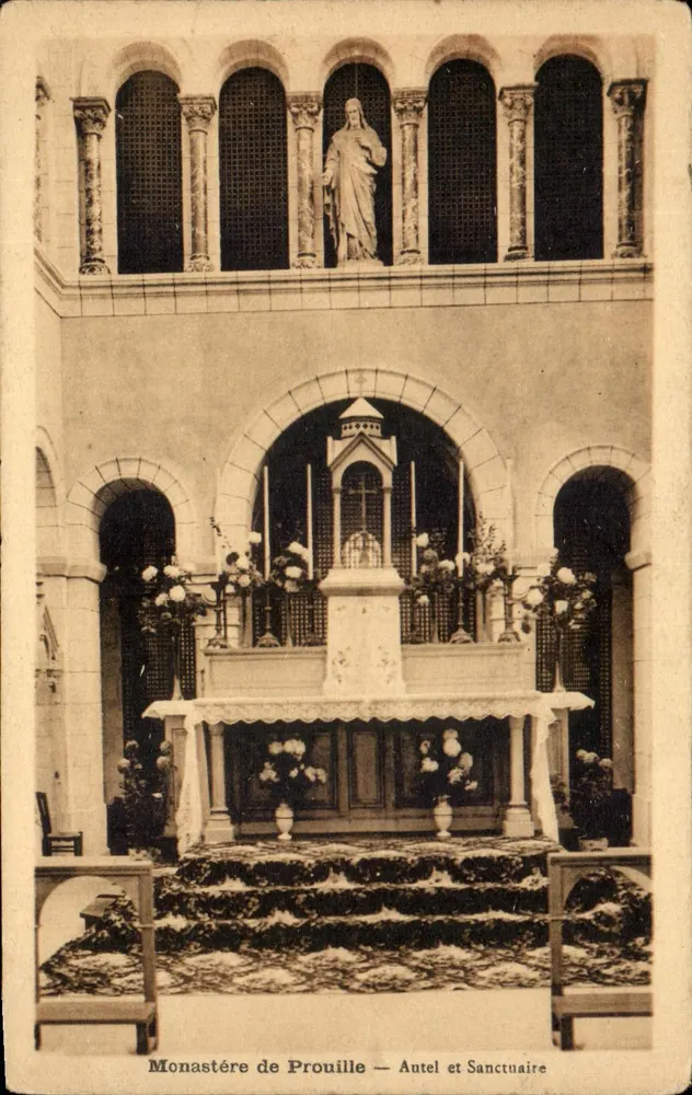 Kloster Prouille — Altar und Sakristei - Vorderseite