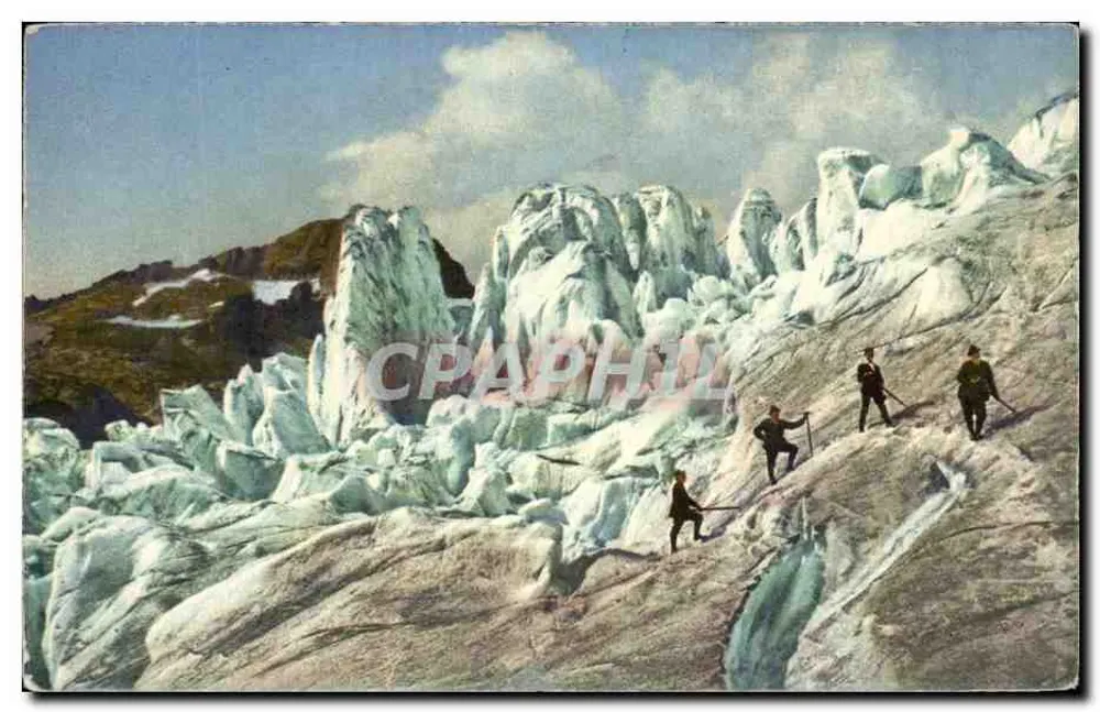 Glaciar do Rhône — 2300 m — Photo-Edition O. Süssli-Jenny, Thalwil-Zürich - Frente