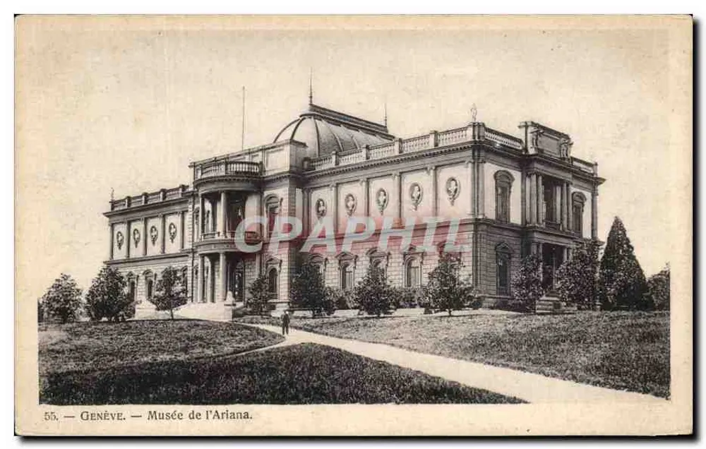 Genebra — Museu Ariana — E. Haisse, editor, Genebra - Frente