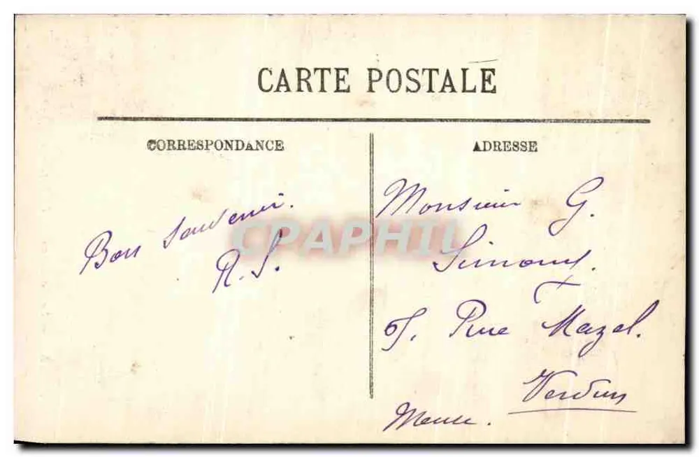 Amiens — A Catedral — A Nave — LL - Verso