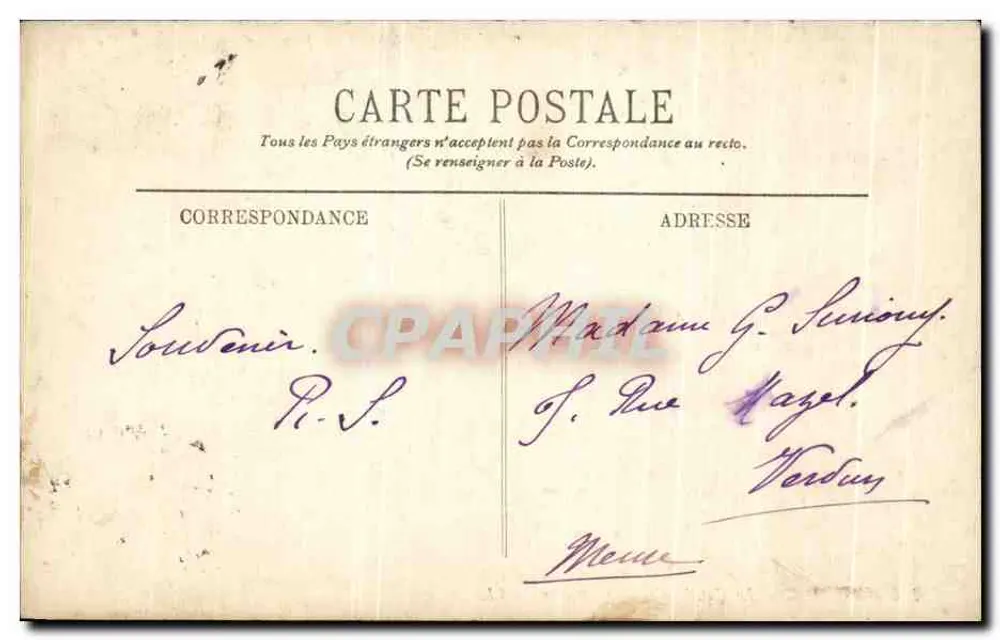 Amiens — De Kathedraal — Chimère — LL. — n° 174 - Achterkant
